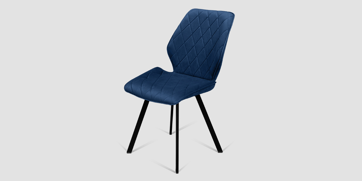 Стул B108 NAVY VL BK