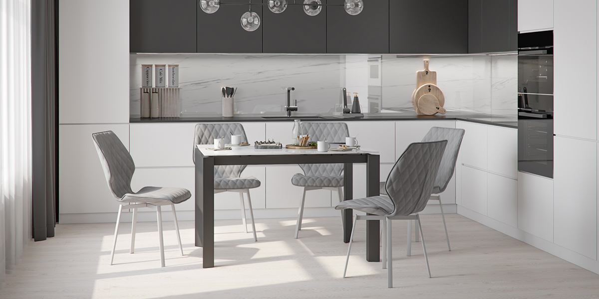 Стул B108-m LIGHT GREY VL W