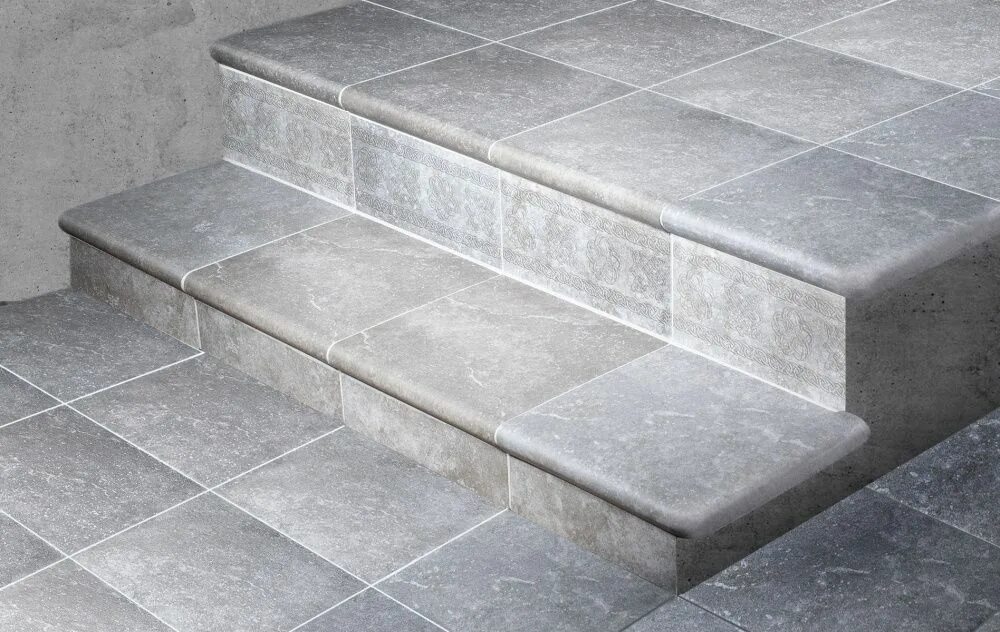 Ступень фронтальнаяStonePELDANO GRIS 33x33x4