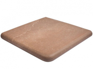 Ступень угловаяStoneCARTABON BROWN 33x33x4